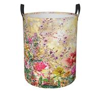 Panier à linge à fleurs colorées, panier à linge, panier de rangement pliable, paniers à vêtements, panier de chambre d'enfant pour la maison et le dortoir