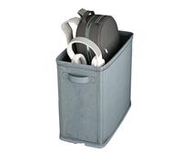 Panier à linge à roulettes - Grand panier à linge fin avec support, tissu imperméable pliable, cadre en métal durable, roues lisses | Trieur de vêtements et organisateur pour linge sale, chambre à