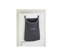 Wenko Panier à linge Canguro – à suspendre sur porte – Coton 65 L – Gris