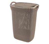 CURVER KNIT 57L Coffre a linge 45 x 61 x 34 cm, marron 03676-X59