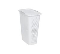 5five - Panier à Linge en Plastique Blanc 42l