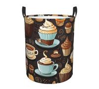 Panier à linge autonome pour café et bonbons, sucre, chocolat, panier à linge pliable avec poignées, panier à vêtements sales pour dortoir, chambre à coucher, voyage, camping, salle de bain