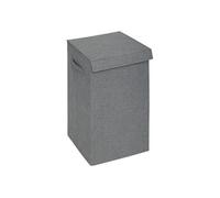 5five Panier à linge Colors avec séparateur 74 L Gris Béton