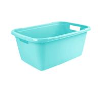 Panier à linge bac à linge panier plastique keeeper 65cm 52L bleu plastique s...
