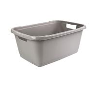 Panier à Linge Baignoire à Linge Panier en Plastique Keeeper 55cm 32L Gris Pl...