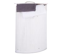 Panier à linge bambou 64 L Panier à linge pliant Corbeille à linge en bambou