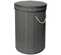 panier à linge bambou gris