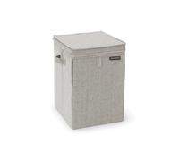 Brabantia Panier à linge empilable 35 L – Ouverture devant et dessus – Gris