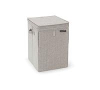 Brabantia Panier à linge empilable 35 L – Ouverture devant et dessus – Gris