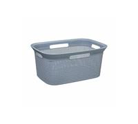 Panier à linge buanderie gris 4 poignées Gris