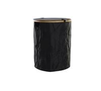 Panier à linge DKD Home Decor Noir Chêne Feutre [44 x 44 x 57 cm]