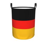 Panier à linge circulaire avec poignées Motif drapeau de l'Allemagne