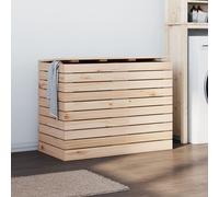 Panier à Linge Corbeille à Linge Rangement Intérieur Bois Massif de Pin vidaXL