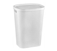 Panier à linge Curver Infinity 60L blanc/gris électroménager salle de bain