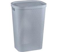 CURVER INFINITY DOTS 59L Coffre a linge 43,7 x 60,2 x 35,1 cm, gris 04754-099