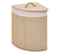 Panier à Linge d'Angle "Stemy" 48L Beige