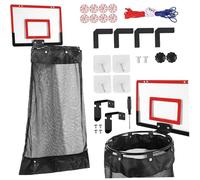 Panier à linge de basket-ball, panier à linge suspendu la porte pour chambre de garçon, chambre coucher, salle bain (style 2)