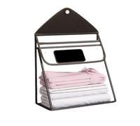 Panier à linge de porte, sac de rangement mural en PVC, étui étanche en PVC transparent avec écran tactile pour hommes et femmes, articles de toilette mobiles, chambre à coucher, dortoir, toilettes et