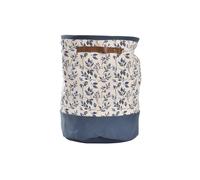 Panier à linge DKD Home Decor Bleu Blanc Plastique 30 x 30 x 40 cm