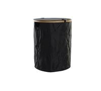 Panier à linge DKD Home Decor Noir Chêne Feutre [44 x 44 x 57 cm]