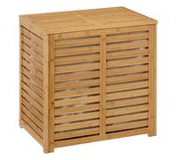 Panier à Linge Double Bambou "Sicela" 60cm Naturel