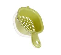 Panier à linge double couche - Design durable, bol de rinçage pour légumes et fruits | Rangement portable avec poignée trous de drainage efficaces, récipient pour salle de bain, garde-manger ou salon