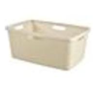 Curver – Panier à linge JUTE 46 L – 59 x 39 x 26 cm – Beige – 08091-885