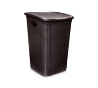 Panier À Linge Élégance 36 Litres Moka Marron Stefanplast