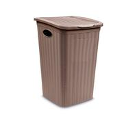 Panier À Linge Élégance 36 Litres Taupe Marron Stefanplast