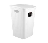 Panier À Linge Élégance 50 Litres Ratt Blanc Stefanplast