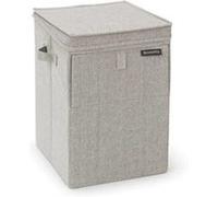 Brabantia Panier à linge empilable 35 L – Ouverture devant et dessus – Gris