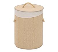 Panier à Linge en Bambou "Stemy" 48L Beige