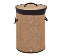 Panier à Linge en Bambou "Stemy" 48L Noir