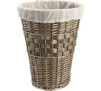 Panier à linge en éclisse et coton