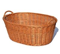 Panier à linge en osier AzaliaDesign S M X XL 50-80 cm (80 cm) - Marron - Durable et solide