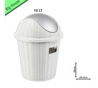 Panier À Linge En Plastique Basculant Pour Déchets Élégance