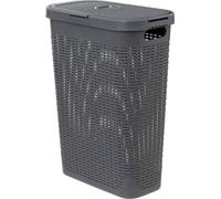Panier à linge en plastique haut, 40 l