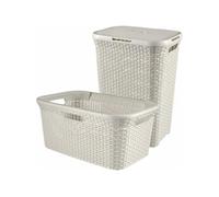 Panier a linge et corbeille a linge Style Blanc 105 L 240657