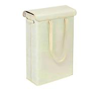 Panier à Linge Étroit avec Couvercle, Panier à Linge Étroit de Grande Capacité de 45 Litre avec Poignée de Transport, Paniere a Linge Sale Étanche Pliable pour Salle de Bain et Chambre (Gray)