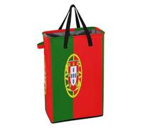 Panier à linge étroit avec poignées - Pliable - Pour adolescente et fille - Pour chambre d'enfant - Drapeau du Portugal
