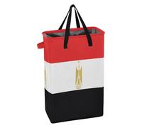 Panier à linge étroit avec poignées - Pliable - Pour garçons et filles - Pour chambre d'enfant - Drapeau officiel de l'Égypte