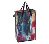 Panier à linge fin pliable avec poignées pour adolescent - Panier à linge sale pour College Lady Liberty Presidents Day Art