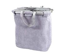 Panier à linge HWC-C34 54x52x32cm 89l velours gris