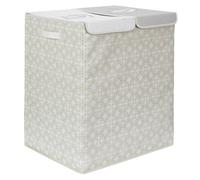 Je Cherche une Idée - Panier à linge double RG0006 50×41×57 cm, 2 compartiments, design tendance