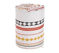 Panier à linge - JUANIO - ronden - Pliable - Avec couvercle - 2 poignées