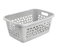keeeper Panier à linge Jost – design ajouré 52 L – Nordic Grey