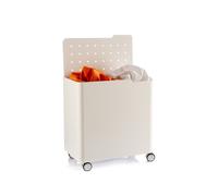 Meuble bac à linge roulant lucca avec système de fermeture douce Don Hierro