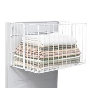 Panier à linge magnétique - Bac de rangement de grande capacité, support de vêtements pliable, forte adhérence aux machines à laver et sèche-linge | Organiseur peu encombrant pour appartements