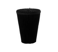 Panier à linge 42L ""Manille"" noir - 5 five simply smart - Noir