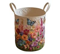 Panier À Linge Matelassé - Tissu 45x35x35cm | Panier Sà Linges Pliable Avec Poignées | Corbeille À Vêtements Bohème Pour Rangement Chambre Organisation De Nurserie Tri Du Linge Sale Et Décoration Mais